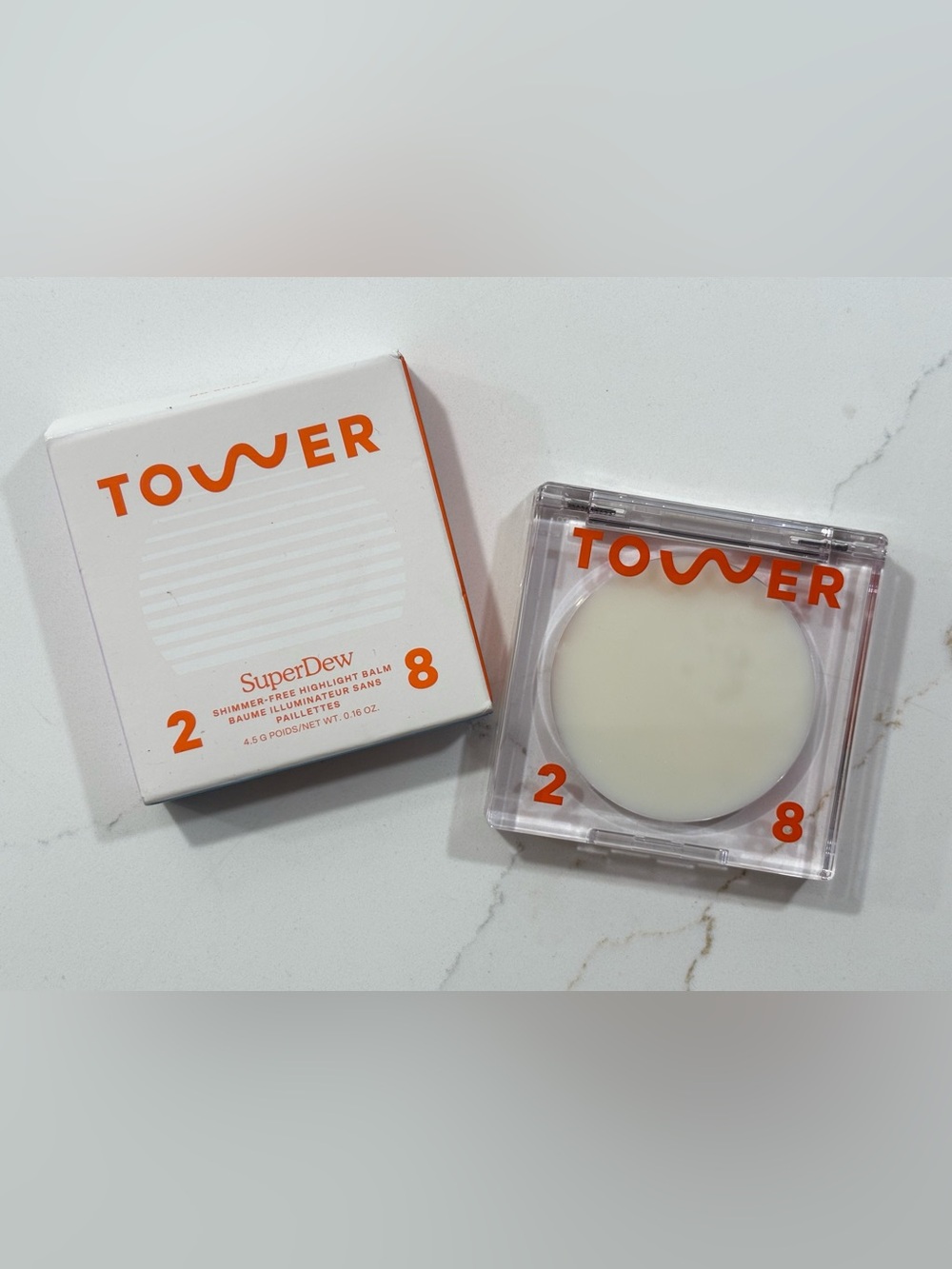 TOWER 28 BEAUTY SuperDew Shimmer-Free Highlight Balm, No Shade 4.5g New in Box